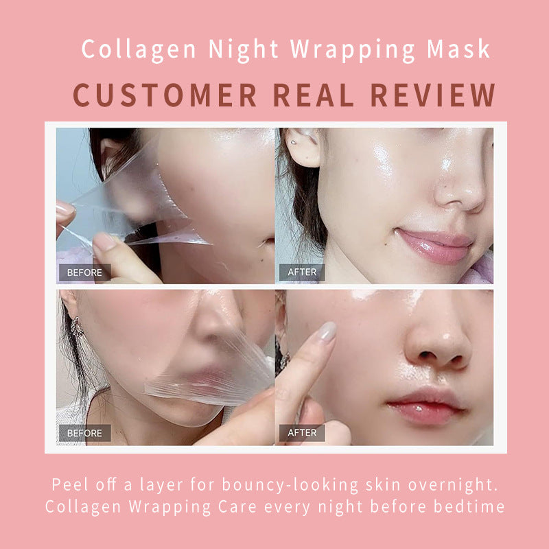 Masque de nuit peel-off au collagène